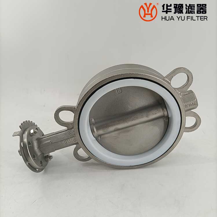 華豫DN150閥門(mén)手動(dòng)法蘭蝶閥